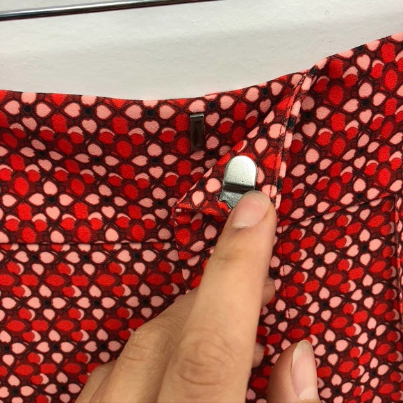 Alice + Olivia Red Wide Leg Jumpsuit - Picture 6 of 13